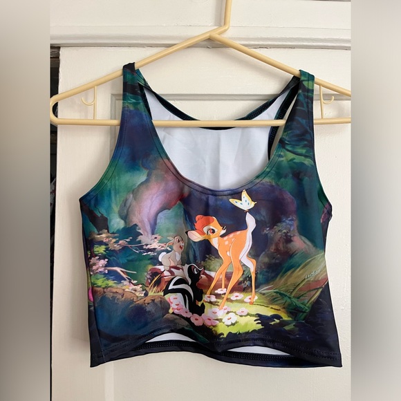 Blackmilk reversible Disney Bambi crop tank size medium - Picture 4 of 15
